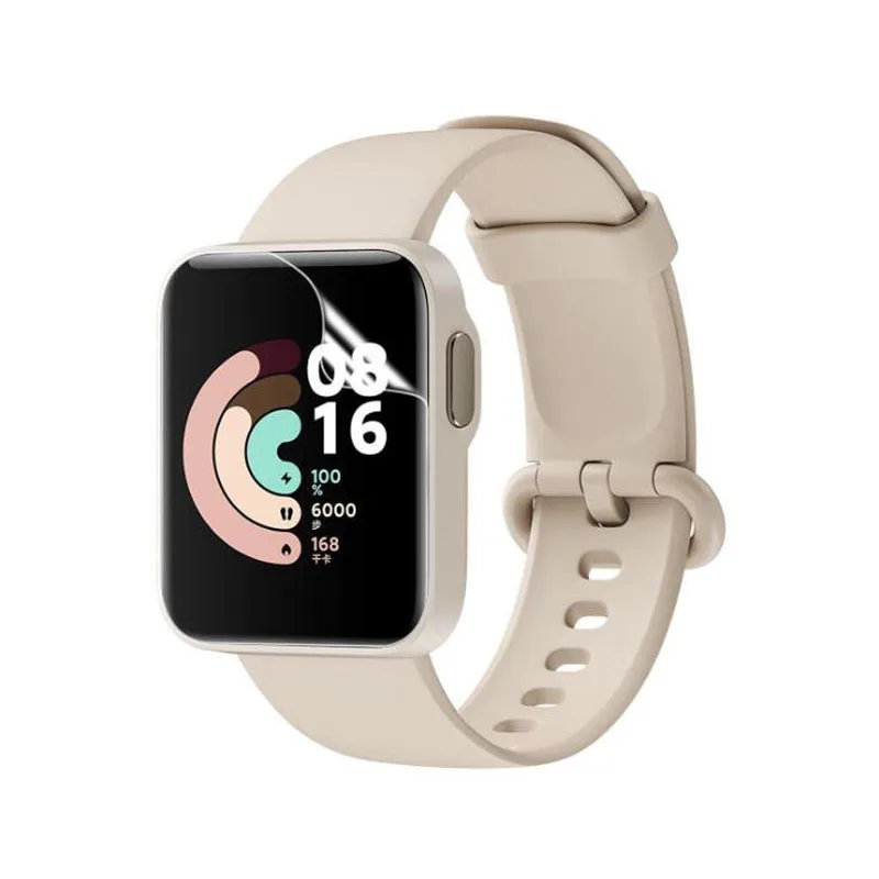 Xiaomi Redmi Watch/ Mi Watch Lite 용 소프트 TPU 투명 보호 필름 5 개, 전체 LCD 화면 보호기 커버, 스마트워치 보호