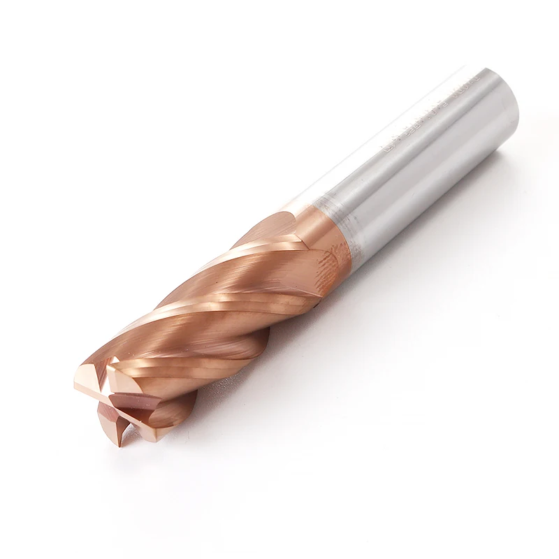 Cutting Alloy Carbide Milling Tungsten Steel Milling Cutter End Mill HRC55 4 Flute Metal Cutter Fresa 4mm 5mm 6mm 8mm 10mm 12mm