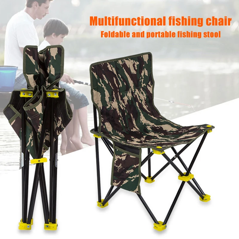 

Multifunctional Folding Fishing Chair, Durable Fishing Stool, Seat for Camping, Outdoor, Herramienta De Pesca Peche