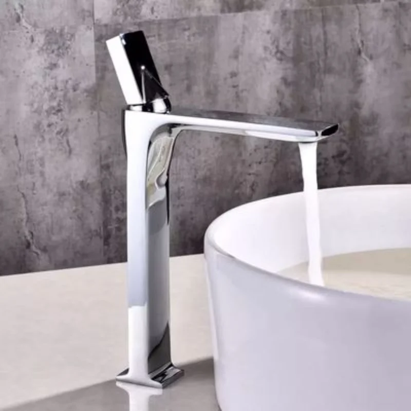 

Copper Alloy Bathroom Matte Black Electroplating Basin Faucet Creative European Style Hot and Cold Mixed Water Basin Faucet