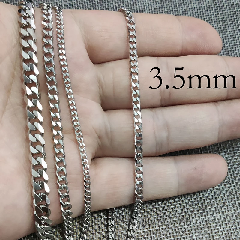 10 Meter Edelstahl-Kubaner-Gliederkette für Männer und Frauen, Großpackung Curb-Kette, Gold PVD-Rolle für Halsketten, Armbänder und Schmuckherstellung – Detail 7