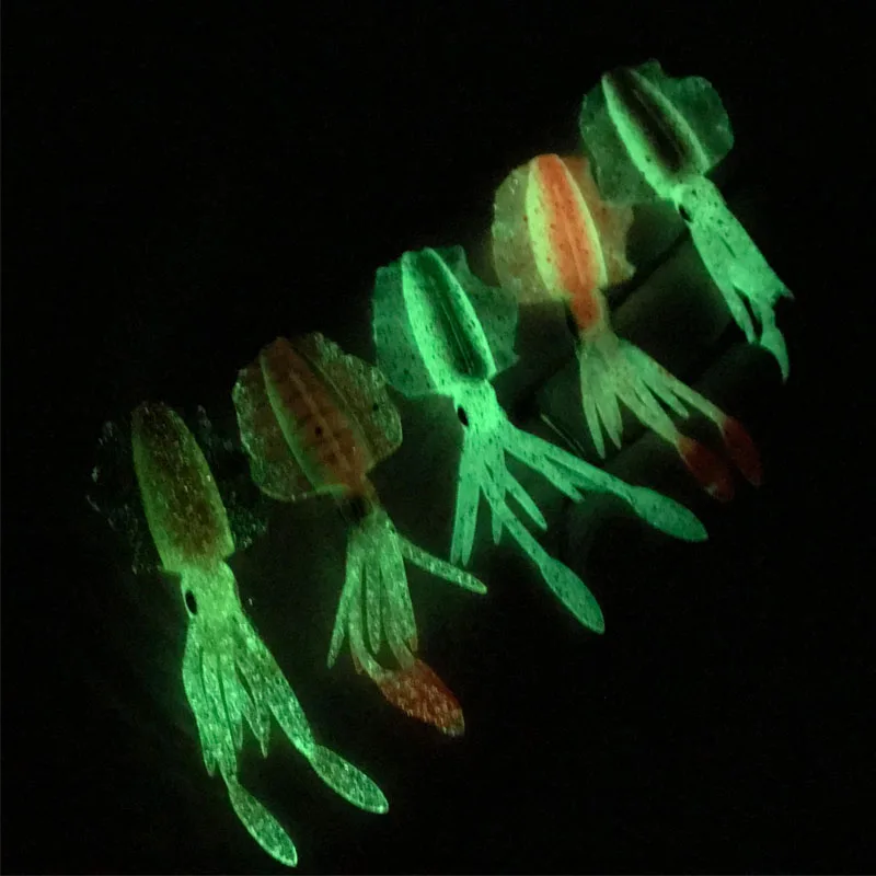 Señuelo blando luminoso S031 – Silicona para lubina - imagen 4