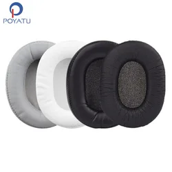 POYATU For SONY 7506 Ear Pads Headphone Earpads For SONY MDR 7506 MDR-V6 MDR-CD900ST Ear Pads Headphone Earpads Cushion Leather