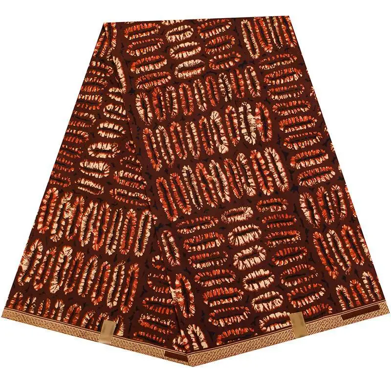 African Ankara Wax Fabric Patchwork Retro Style Double Prints Warp Sewing Party Dress Craft DIY Africa Loincloth Polyester Tissu