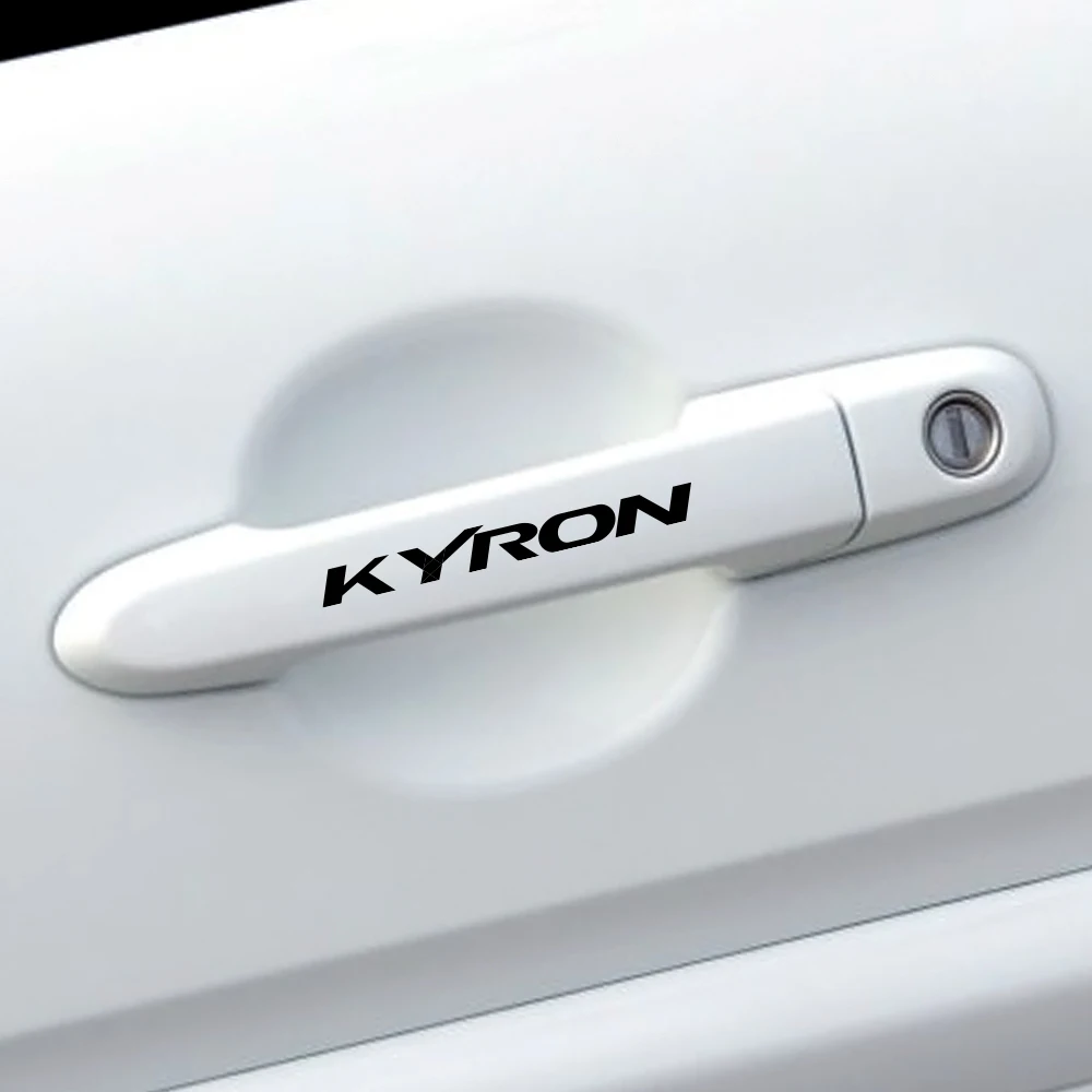 For SsangYong Korando Rexton Tivoli Actyon Kyron Musso Auto Exterior Styling Accessories Car Door Handle Reflective Stickers view 5