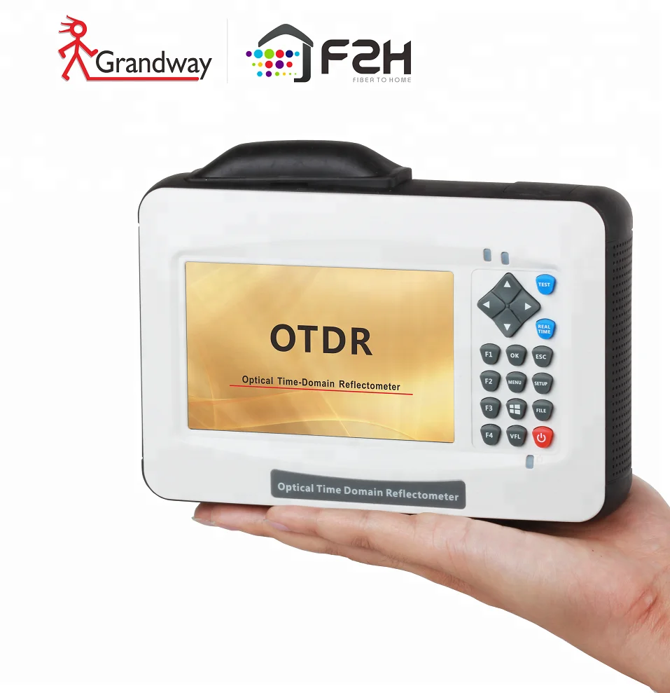 [Grandway Original]FHO3000 D26 SM Mini OTDR ,1310/1550nm 26/24dB VFL Power meter,iOLM ,5 inch touch screen Cheap Fiber Optic