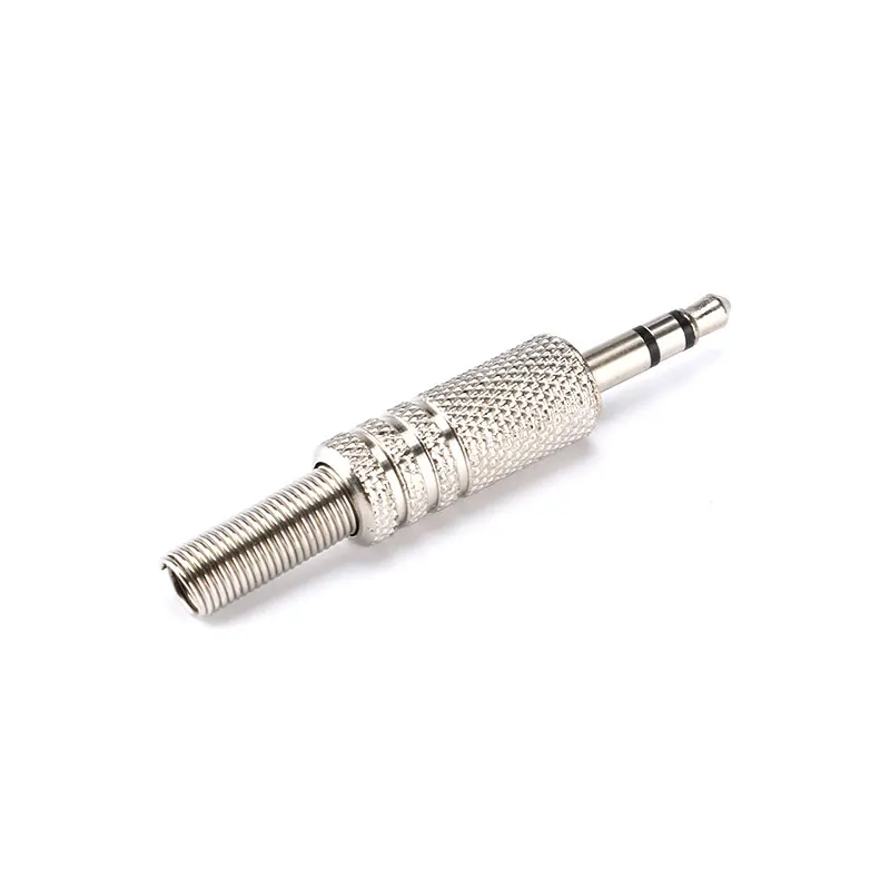 1Pcs Replacement 3.5mm 2 Pole Male Repair Headphones Audio Jack Plug Connector Soldering For Most Earphone Jack