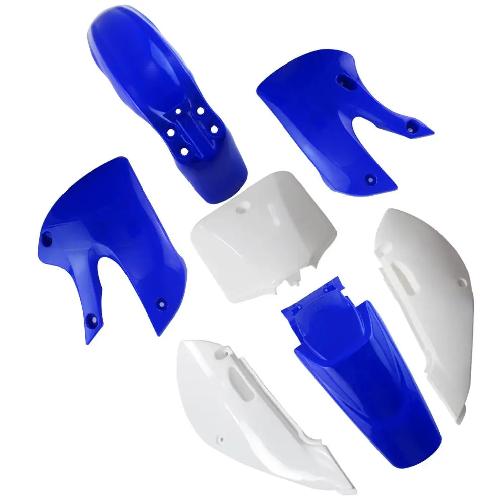 Plastics Guard Fairing Fender Kit For Kawasaki KLX 110 KLX110 DRZ KX 65