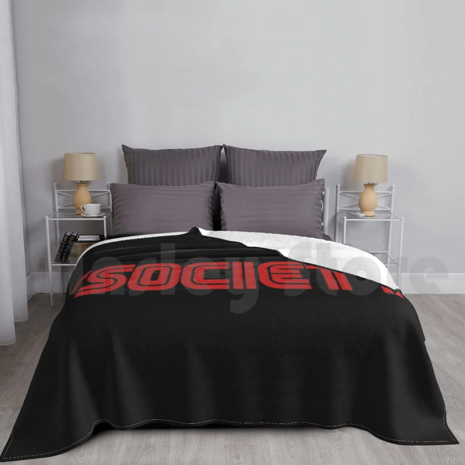 Fsociety-Red Edition Blanket For Sofa Bed Travel Mr Robot Mr Robot Fsociety Society Rami Malek Rami Malek