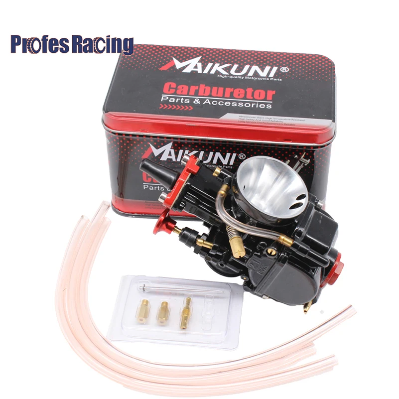 PrpfesRacing 21 24 26 28 30 32 34mm Universal Black Mikuni Maikuni PWK Carburetor Parts Scooters With Power Jet Motorcycle ATV