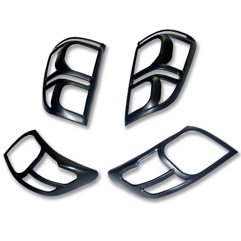 EXTERIOR AUTO HEAD LAMP COVER TAIL LIGHTS COVERS CAR STYLING FIT FOR HILUX VIGO 2012-2014 PICKUP CHROMIUM STYLING TRIMS COVER