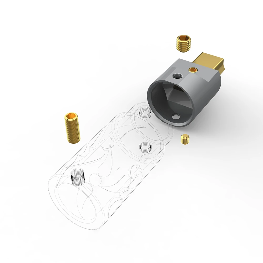 ใหม่ viburg MN08ชุบทอง USB MINI high end USB MINI ขั้วต่อ MINI แจ็คหัวต่อตัวผู้ชุบทองหางขั้วต่อหลอดไฟ LED พอร์ต