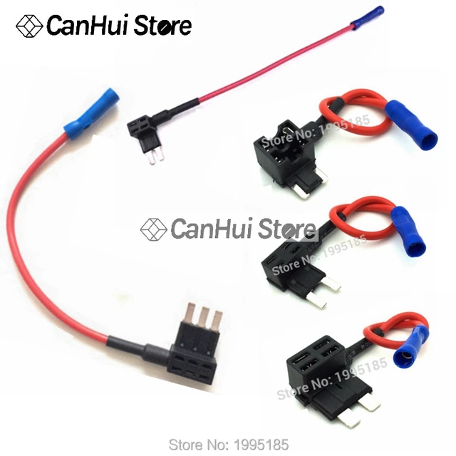 12V 3PIN M2 MINI mały średniej wielkości samochodowy uchwyt bezpiecznika add-a-circuit TAP Adapter z 10A/15A Micro Mini standardowy bezpiecznik ostrza ATM