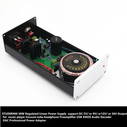 STUDER900 30w -out DC 5V 9V 12V 2.5A Regulator linear power supply DAC music player dedicated power supply