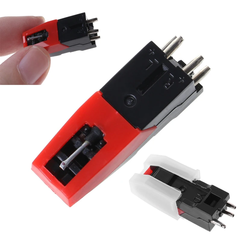 Cartucho magnético Stylus con aguja de vinilo LP, Tocadiscos, fonógrafo, gramófono, reproductor de discos, accesorios de agujas Stylus de diamante