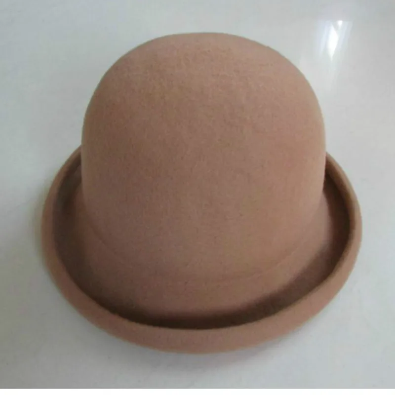 

X059 Adult Woolen Fedora Hats Women's Top Hat 100% Wool Autumn and Winter Octagonal Hat Lady Party Fashion Dome Fedora Hats