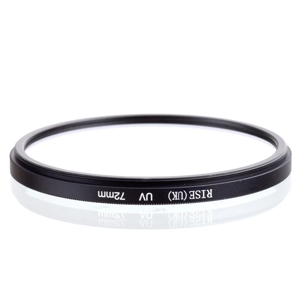 RISE(UK) 72mm UV Ultra-Violet Filter Lens protector Haze For Pentax Nikon Canon Sony