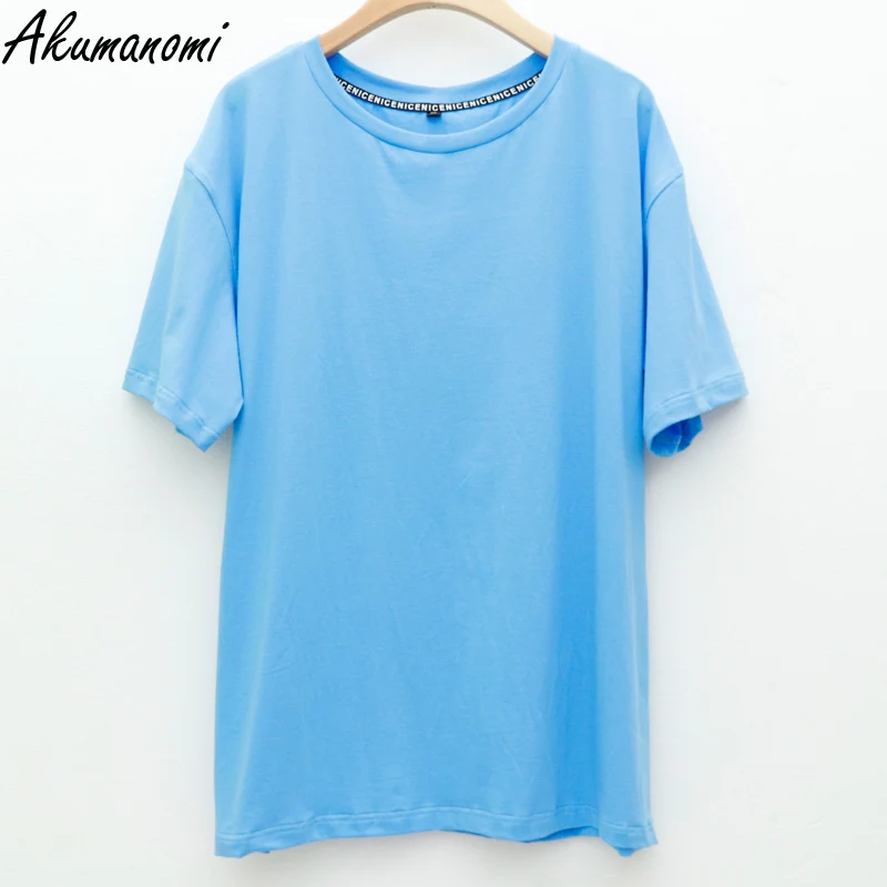 Camiseta oversize Wives de algodón para mujer, camisetas de talla grande 10xl, Top corto de manga corta, ropa Vintage