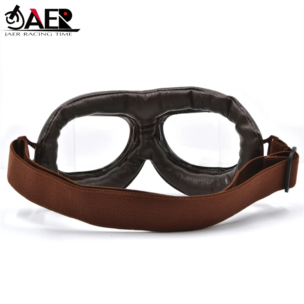 Lunettes de moto vintage pour Pilot Cruiser, lunettes de scooter, lunettes Google, motocross, happator, WWII, 2024