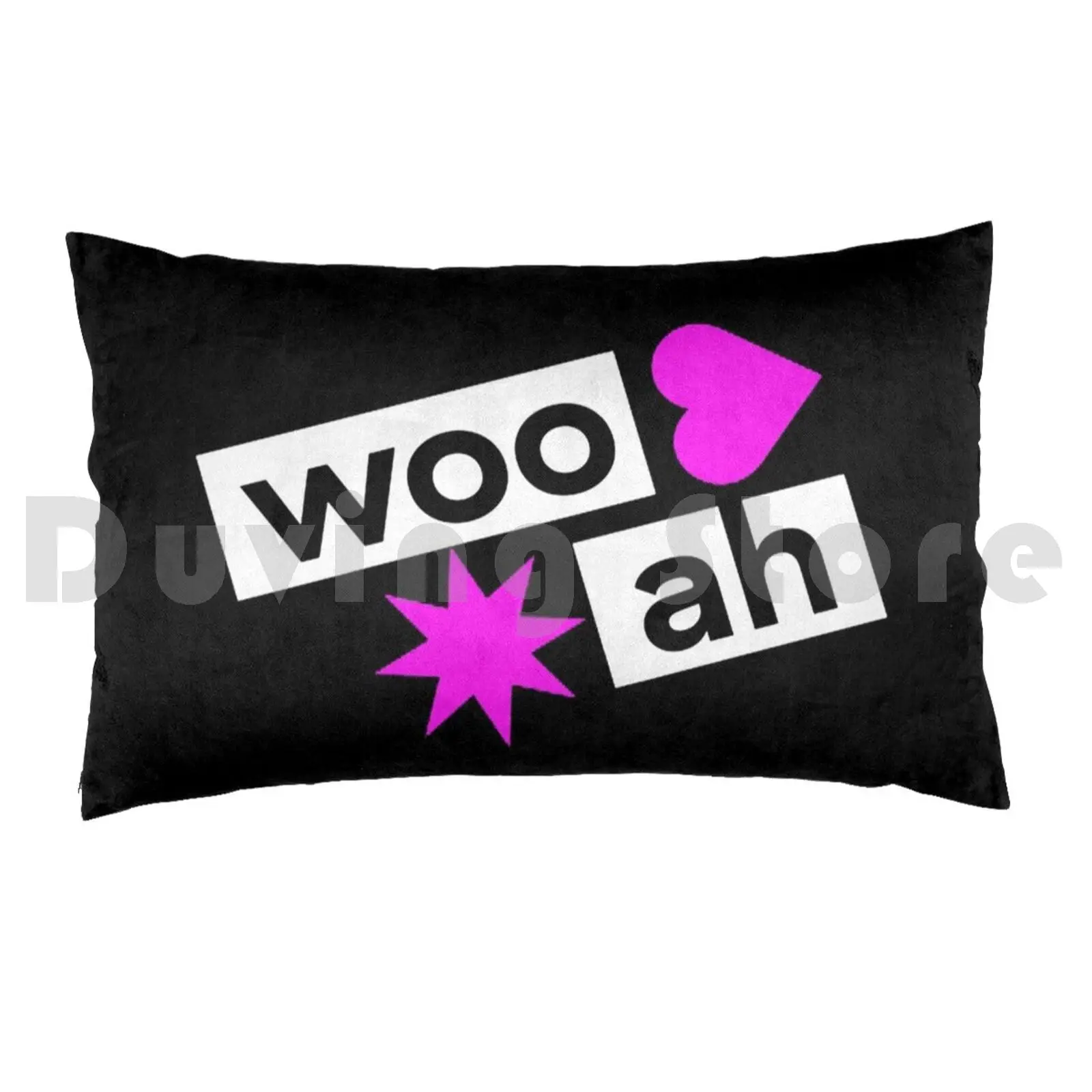 Woo! Ah! Pillow Case 20*30 Inch Woo Ah Wooah Red Velvet Kpop K Pop Jpop J Pop ? ? Exclamation Revealed Woo