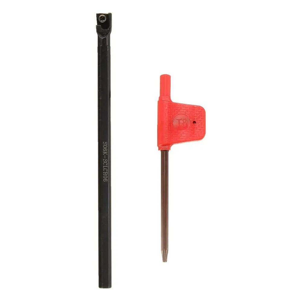 Tool SCLCR06 Lathe SCLCR06 Lathe Tool Boring Bar Hot Sale Lathe Boring Bar Metal Newest Practical CCMT060204-HM Insert Delicate