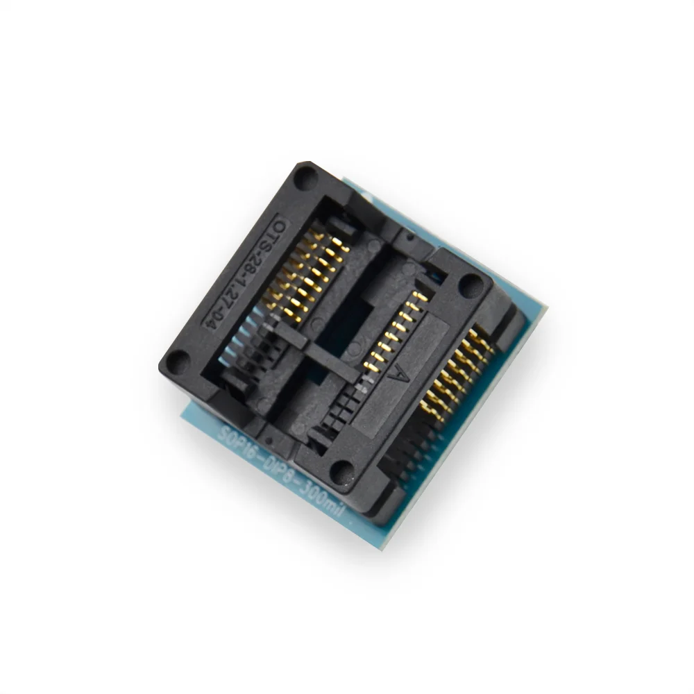 150mil Socket 200-209MIL Converter SOIC8 SOP8 to DIP8 EZ Module Programmer Adapter With 300 MIL Connector Wide-Body Smart Clip