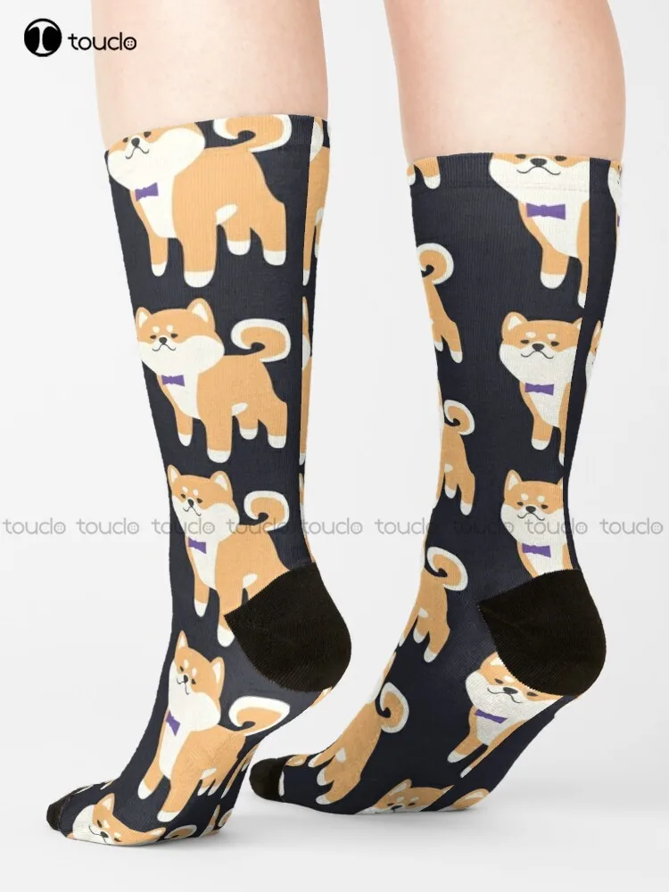 New Formal Shiba Inu Socks Socks Personalized Custom Unisex Adult Socks Teen Socks Halloween Christmas Gift