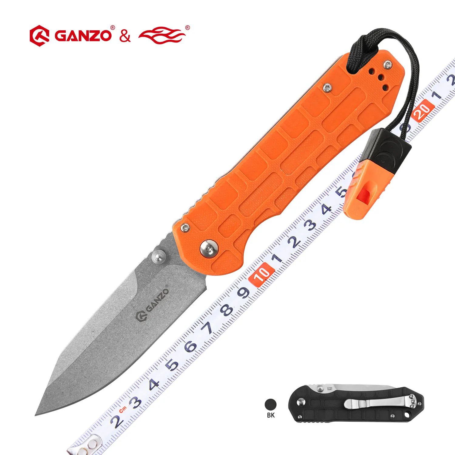 Firebird Ganzo G7452P 440C blade G10 Handle Folding knife Survival Camping tool Pocket Knife tactical edc outdoor tool