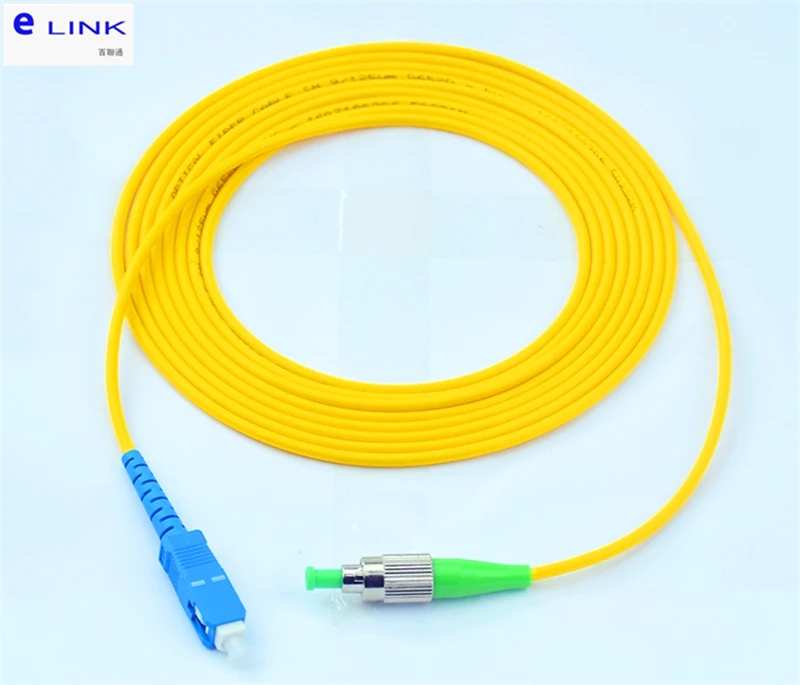 

SC/UPC-FC/APC fiber optic patch cord SM Simplex 1M 2M 3M 5M 7M 10M FC/APC-SC optical fibre jumper SX free shipping IL 0.3dB 10pc