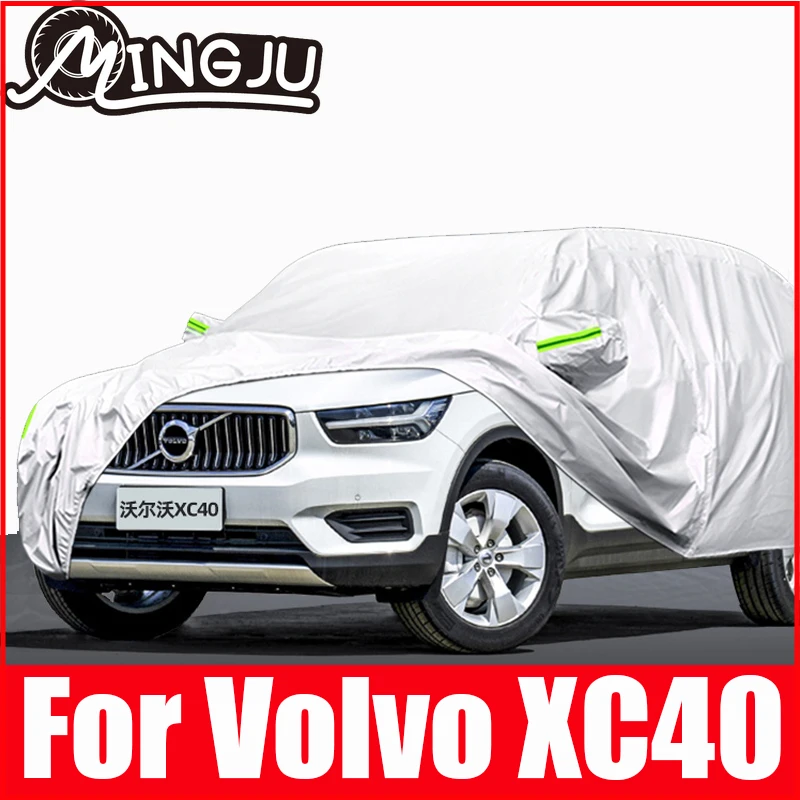 

Полные Чехлы для автомобиля Volvo XC40, для помещений и улицы, 2010-2021, защита от солнца, УФ-лучей, Пыленепроницаемая, защита от УФ-лучей, ткань Оксфорд