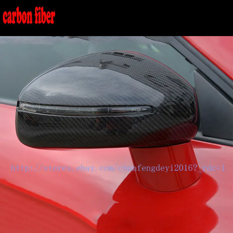 For Audi R8 07 -11 TT TTS 8J 2008-2014   real Carbon Fiber Rear view mirror cover Housing