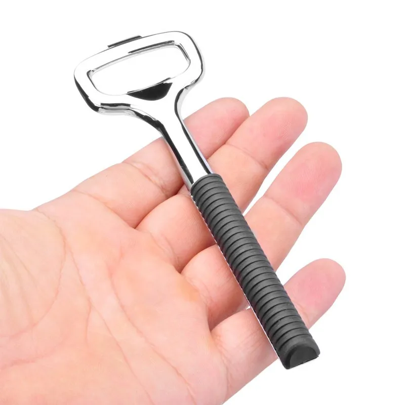 

Барная посуда, барный инструмент, противоскользящий зеркальный Открыватель для пивных бутылок из цинкового сплава, прочный штопор, аксессуары для детской бутылки