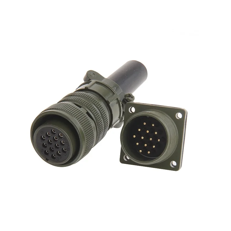 

MS5015 14 Core Pin U.S. Military Standard Aviation Plug Connector MS3106A 20-27S MS3102A 20-27P 20-27 14Pin 14P