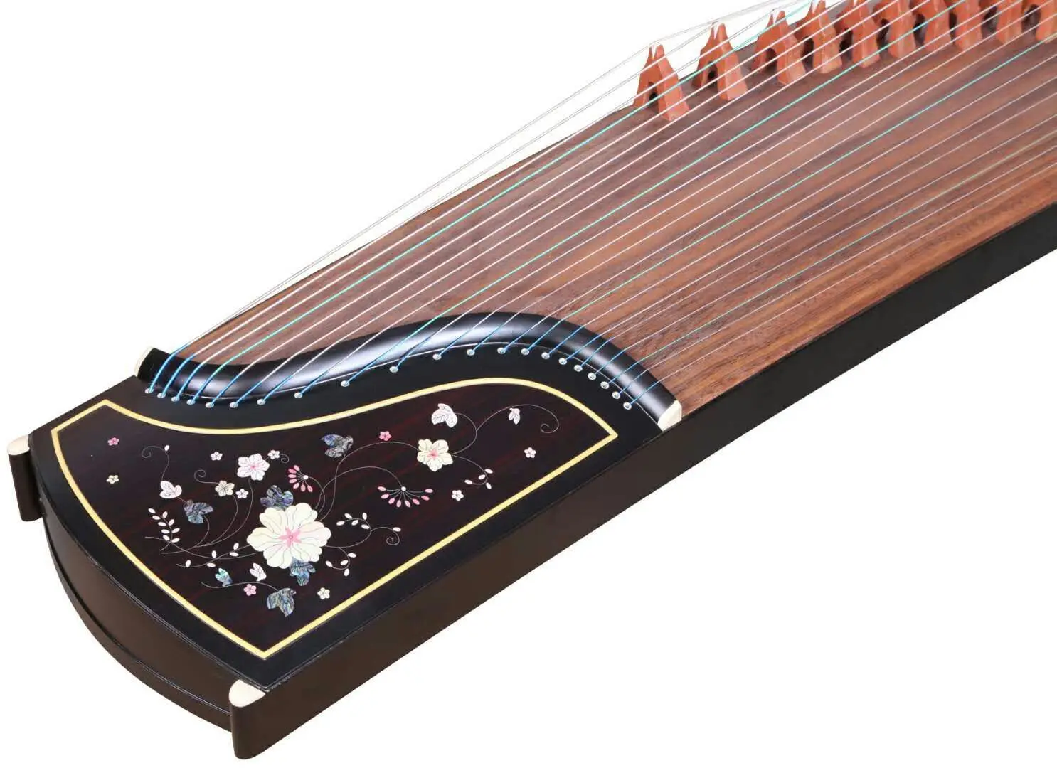 Ebony guzheng 21 strings 163cm.