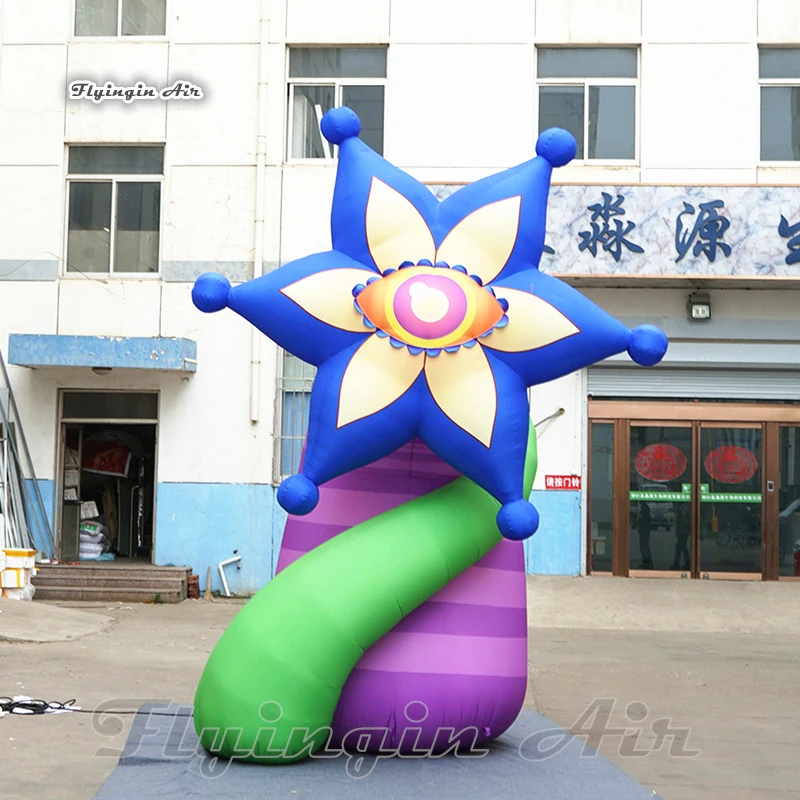 

Stage Decorative Large Inflatable Flower Strange Plant 3.5m CannibalPlant Balloon For Music Festival And Party Decoration