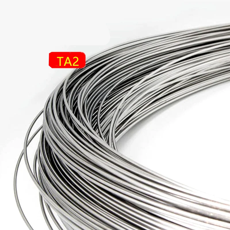 5Meters Titanium Material diameter 0.3MM 0.5MM 1MM 1.2MM 2MM 3MM 4MM 5MM tig welding rods pure titanium rod titanium tig wire