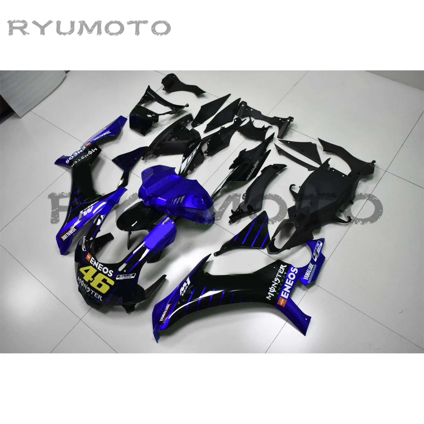 New ABS whole Fairing kit 100% fitment for YAMAHA YZFR1 2015 2016 2017 2018 2019 YZF R1 15 16 17 18 19 YZF1000 Fairings bule