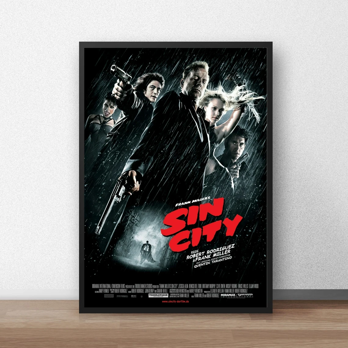 Sin City Movie Poster Canvas Art Print Home Decoration Wall Painting ( No Frame )