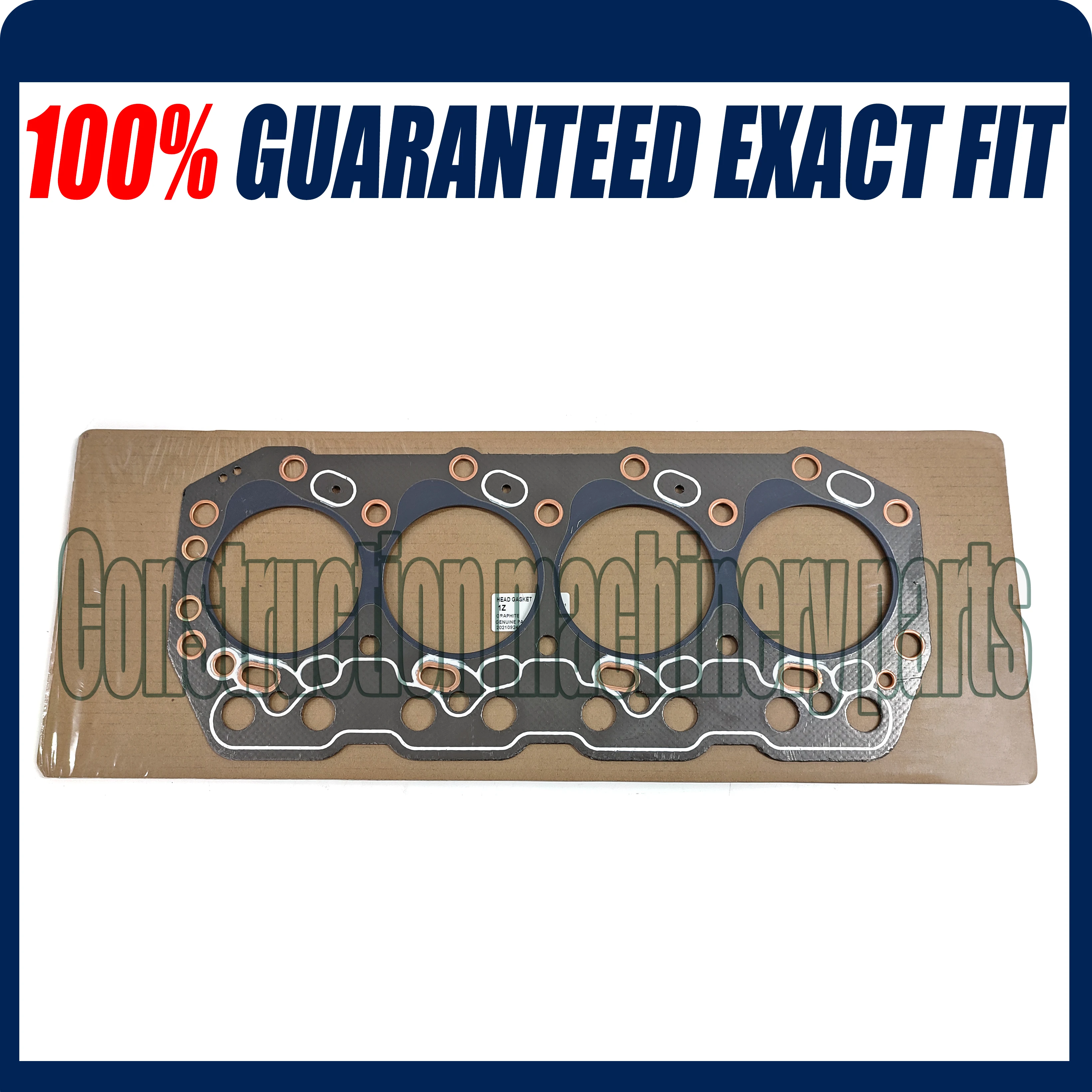 

For Toyota Forklift 5FD20 5FD23 5FD25 Forklifts 1Z Cylinder Head Gasket