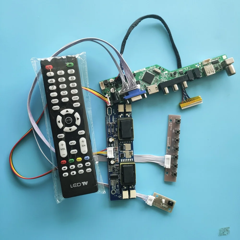 

Kit for LM201WE3(TL)(H3) LED 30pin Controller Board Screen 1680X1050 4 lamps VGA AV HDMI-compatible TV USB LCD Monitor 20.1"