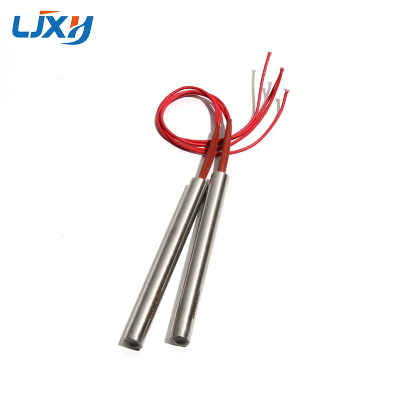 LJXH 2PCS 10mm 80~150mm SUS Tubular Heating Pipe Cartridge Heater 110V/220V/380V 200W/210W/250W/300W/380W Electric Mold Element