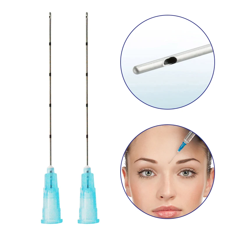 20Pcs/Bag Disposable Plain Ends Notched Endo Micro Needle 19G 23G 25G Canula Micro Blunt Tip Cannula With Filter