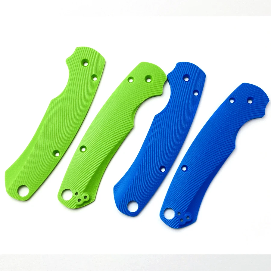 1Pair Patches Anti-slip Custom G10 Composite Material Grip Knife Handle for DIY Para 2 C81 Handle Accessories