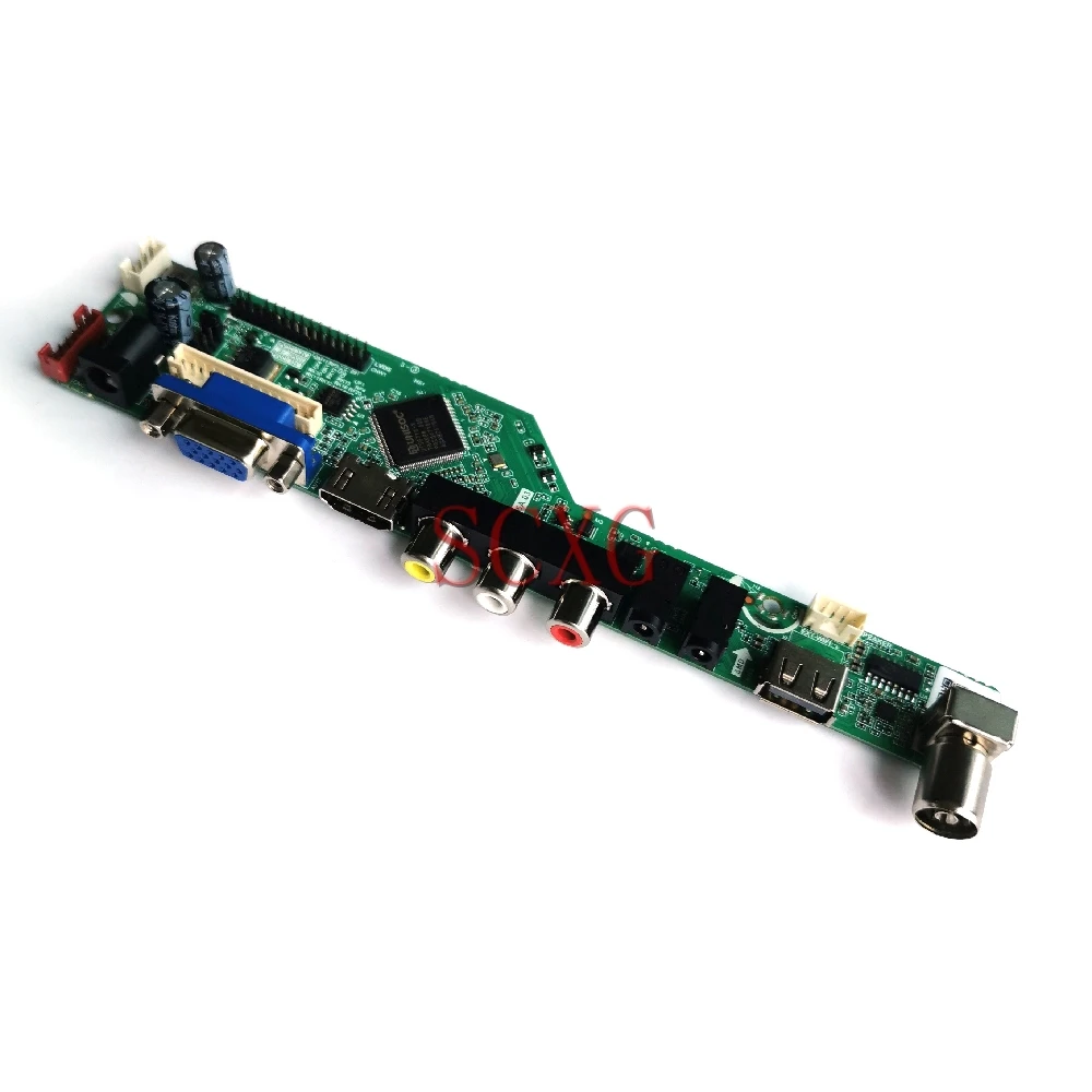 1280*800 30Pin LVDS ajuste LP141WX3-TLA1/TLB1/TLN1/TLP1/TLQ1/TLR1 VGA AV HDMI USB compatible con 1CCFL LCD kit de pantalla coche tarjeta analógica