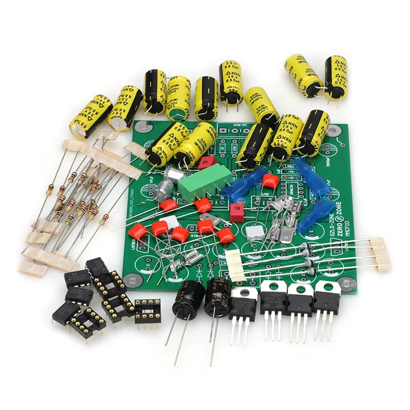SUQIYA-MMCF10-Amplificador de retroalimentación HIFI RIAA, dispositivo de atenuación de Phono MM (imán móvil), Kit de PCB, tablero terminado