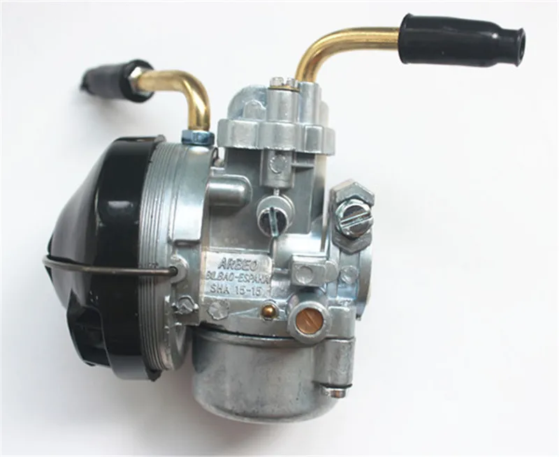 New Carburateur Motorcycle Carb for dellorto carb sha 15 moped/pocket carburettor SHA15mm Zinc tomos puch minarelli rep