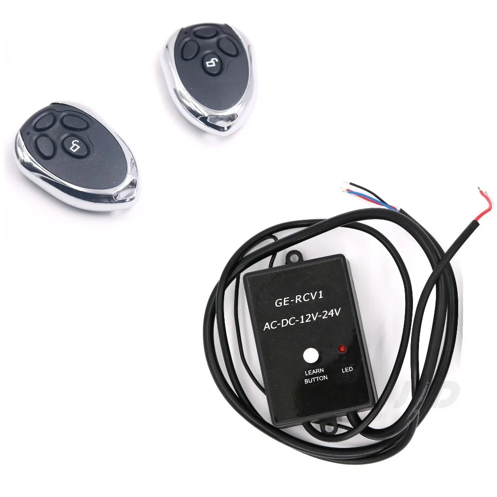 433.92mhz HCS101 Standard Code Wireless Remote controller for door gate opener GE-RCV1 12V 24V