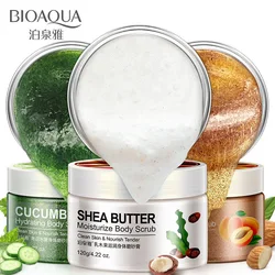 Bioaqua Cucumber hydrating emulsion deeply clean body scrub chamfer moisturizing peeling gel