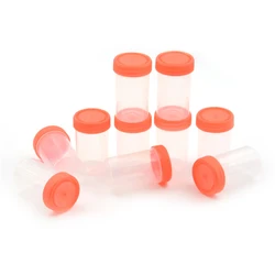 10pcs Hospital  60mL Urine Collection Sample Cup Specimen Bottle Physical Test Plastic Cup Container For Medical Use