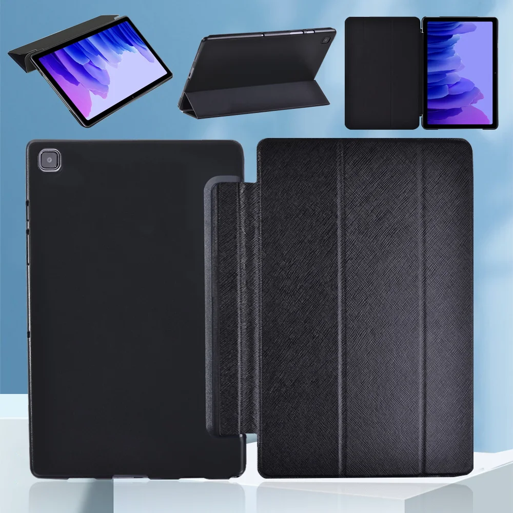 Tablet Case for Samsung Galaxy Tab A7 10.4 2020 SM-T500 T505/Tab A 10.1 2019 T510 T515 PU Leather Tri-fold Stand Cover